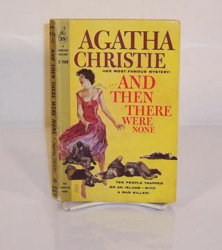And Then There Were None Agatha Christie 1959 Pocket Cardinal Book Vintage