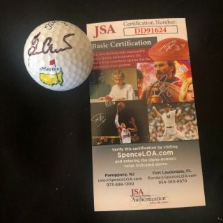 Ben Crenshaw Signed Augusta Masters Golf Ball Champion Autograph Jsa