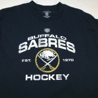 Old Time Hockey Buffalo Sabres Nhl Tee T Shirt Sz Mens L
