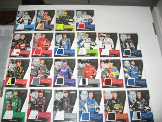 2017 Absolute Nascar Tools Of The Trade Race Relic Complete Master Set