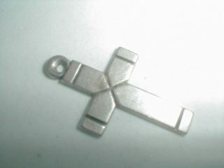 Vintage Signed James Avery Sterling Silver Cross Pendant See All No Reserves