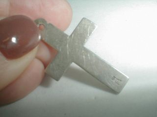 VINTAGE signed JAMES AVERY STERLING SILVER CROSS PENDANT see all no reserves 2