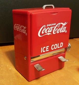 Vintage Coca - Cola Drink Ice Cold Toothpick Dispenser 1995