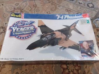 Vintage Revell Yeager Superfighters F - 4 Phantom Model Kit - 1/48th Scale