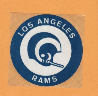 1969 Los Angeles Rams 3 " Old 1 Bar Helmet Kraft Backed Decal Sticker