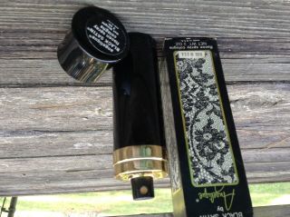 Vintage Black Satin By Angelique 5th Ave.  N.  Y Perfume