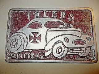 Car Club Plaque Idler Pacifica Willys Dragster Ebay Motors Iron Cross Henry J Ta