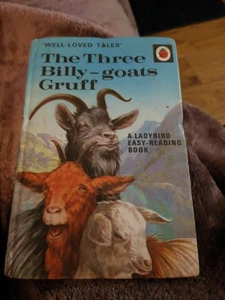 Vintage Ladybird Book - The Three Billy - Goats Gruff 606 Well Loved Tales