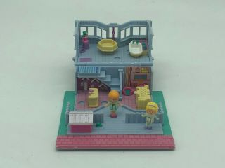 Vintage 1993 Polly Pocket Pet Shop Store With 2 Dolls.