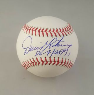 Dennis Martinez Autographed Signed Baseball Montreal Expos Jsa