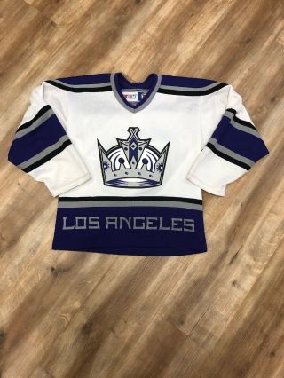 Jason Allison Los Angeles Kings Vintage Ccm Nhl Hockey Jersey Youth Small