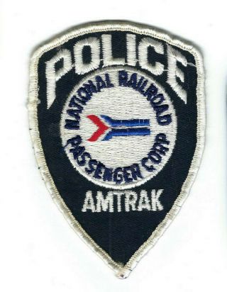 Amtrak National Railroad Passenger Corp.  Police Patch - Cheesecloth