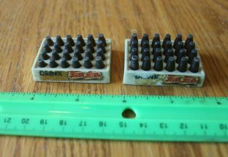 Mini Pepsi Cola Drink Soda Bottles In Crates Vintage Toy For Doll