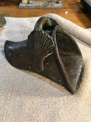 Spanish.  Argentina.  Brass Stirrup Vintage With Foot Rest Horse Riding.  Look