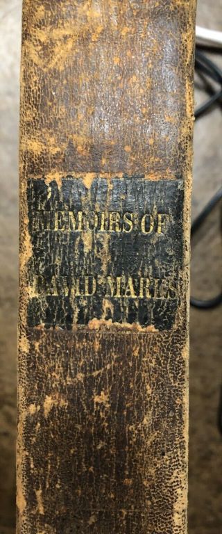 Rare 1846 Edition Memoirs Of The Life Of David Marks Edited By Mrs Marilla Marks
