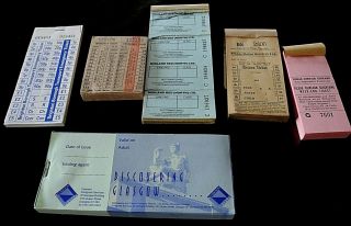 Bus Tickets: Booklets,  Pads,  Emergency Tickets