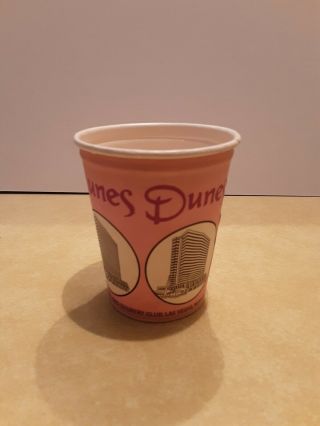 Vintage Dunes Hotel Casino Las Vegas Paper Coin Cup Dixie