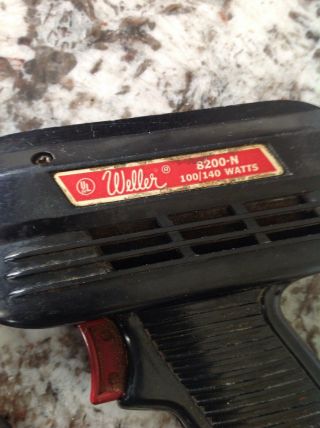 Vintage Weller Model 8200 N Soldering Gun 100/140 Watt / great 2