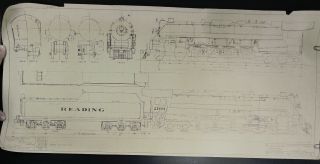 Blueprints/Drawing Reading Model Engineers T - 1 Freight Locomotive 2