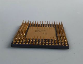 Vintage 1989 Intel I486dx Cpu Sx419 Processer Gold Fingers - Ceramic - Gold