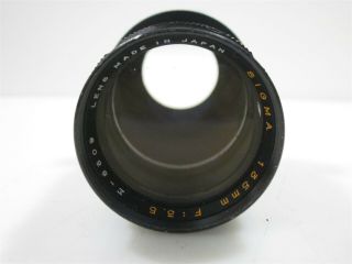 Vintage Sigma 135mm f/3.  5 Preset Aperture Lens with Pentax K Mount 2