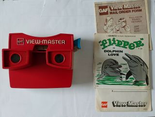 Vintage Gaf 1976 Bicentennial View - Master Viewer Red White Blue Viewmaster