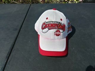 Ohio State Buckeyes 2002 National Champions Cap/hat - Fiesta Bowl