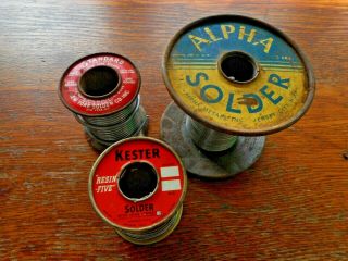 3 Pounds Vintage Kester /standard /alpha Rosin Core Solder