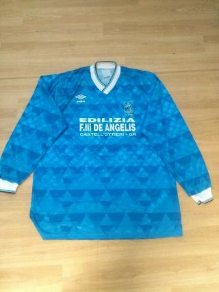 Vintage Retro Us Sovana Football Shirt Umbro Size Xl Xxl 1990 - 1993 16 Italy