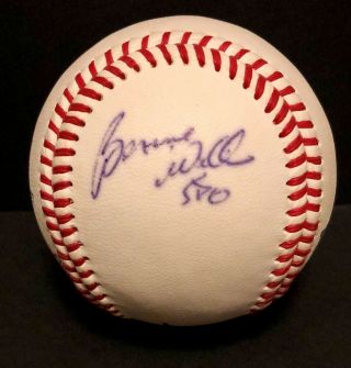 Bernie Williams York Yankees Autographed Baseball,  W/ Aaa