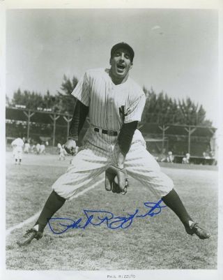 Phil Rizzuto Jsa Authenticated Signed 8x10 Photo Autograph
