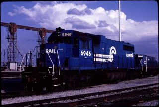 Slide - Conrail Cr 6946 Sd38 Ex Pc