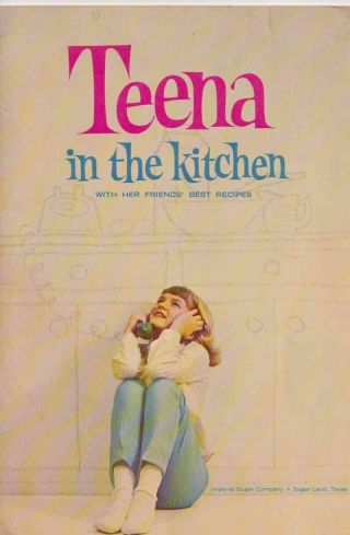 Imperial Sugar Co.  Teena In The Kitchen Cook Book Vintage 1964 24 Page Booklet