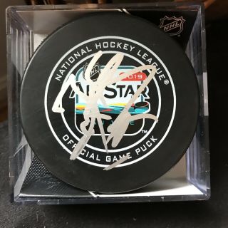 Capitals Braden Holtby Signed 2019 Nhl All Star Game Puck - Psa/jsa Guarantee