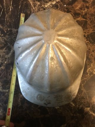 Vintage Superlite Fibre Metal Aluminum Hard Hat Construction Helmet