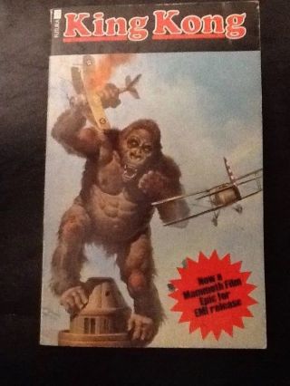 King Kong Paperback Book Delos W Lovelace Futura 1977 First Edition