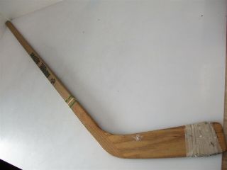 Vintage Seattle Totems Wooden Northland Hockey Stick 53 " Long Needs Tlc