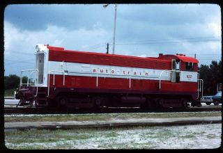 Rail Slide - At Auto Train 622 Sanford Fl 7 - 1 - 1973 Baldwin S12 " Pam "