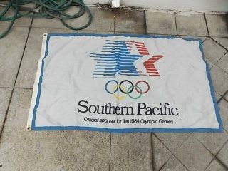 1984 Southern Pacific Railroad Olympic Games Flag,  Los Angeles,  California