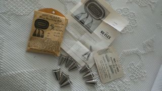Vintage Rug - A - Day Rug Braiding Kit Cloth Strip Folders,  Needle,  Instructions.