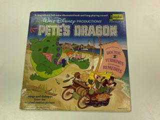 Vintage Pete’s Dragon Walt Disney Vinyl Record Album - 1977
