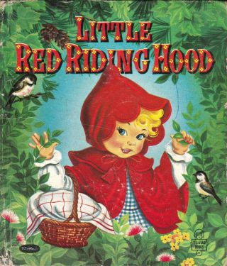 Vintage 1957 Children’s Book Little Red Riding Hood Whitman Pub Tell A Tales