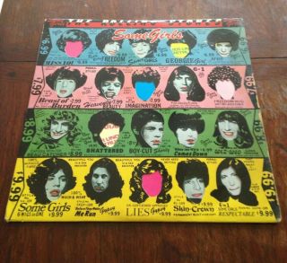 Vintage Rolling Stones Vinyl Lp " Some Girls " /excellent