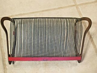 Vintage Lyric Numbered 50 Record Holder 45 Rpm Wire Rack Stand