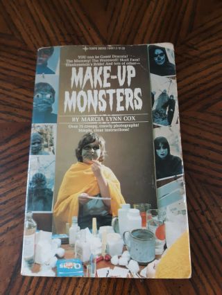 Vintage.  Make Up Monsters Book From 1976