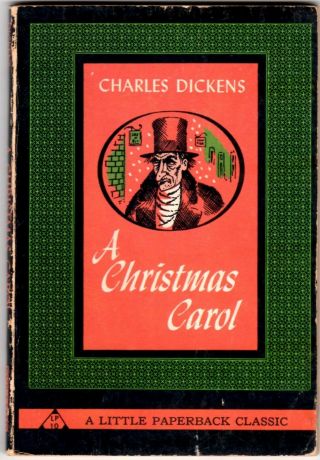 Vintage A Christmas Carol Charles Dickens Mini Little Paperback Classic 1967