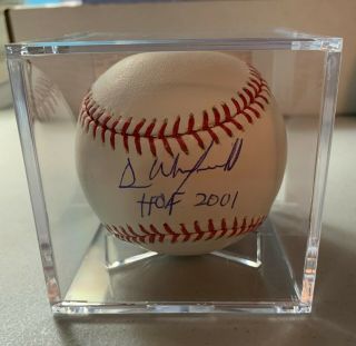 Dave Winfield Hof 2001 Single Signed Major League Baseball Auto Autograph Psa