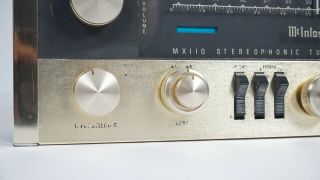 McIntosh MX110 Vacuum Tube Stereo FM Tuner Preamplifier - Vintage 2