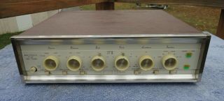 SHERWOOD S - 5000 II STEREO INTEGRATED TUBE AMPLIFIER WITH LID AND TUBES 3