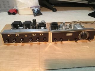 Great Pair Vintage Scott Lk - 48 Tube Integrated Amp< - 110 Tuner Great Sounding
